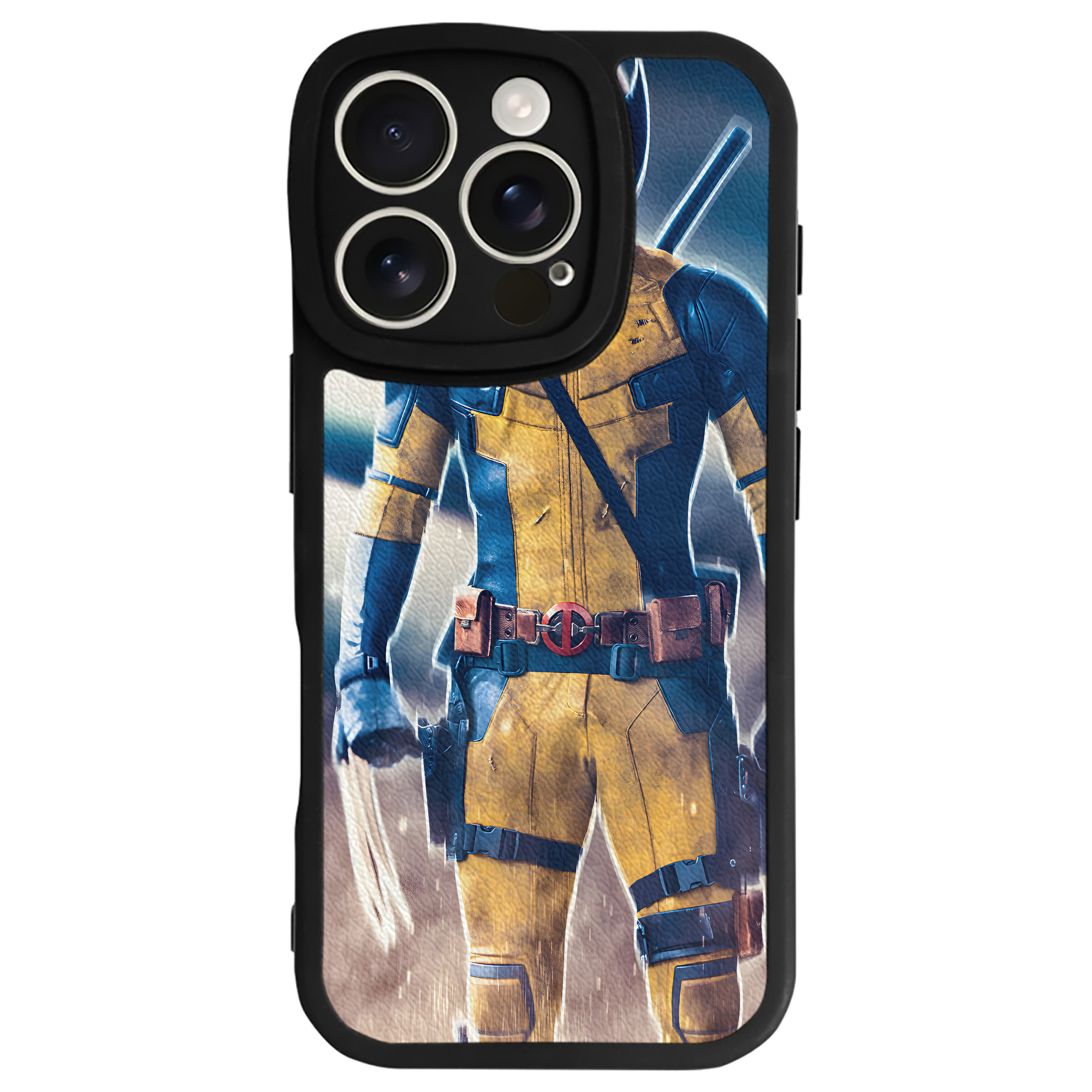 （画像用） アベンジャーズ The Avengers 【iPhone 16シリーズ対応】シリコンスマホケース（レザー調） 材質：シリコン